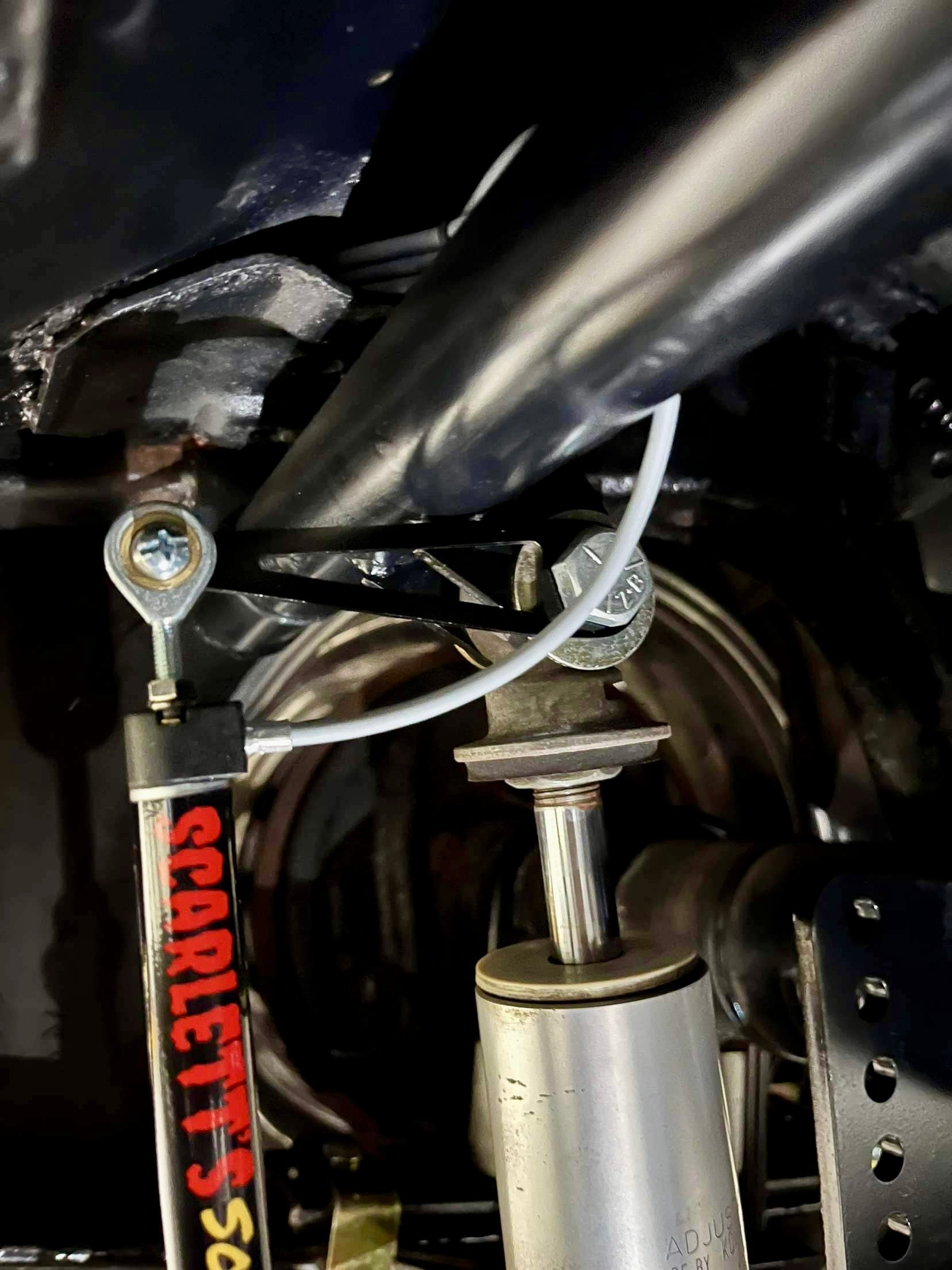 shock travel sensor mount on camaro
