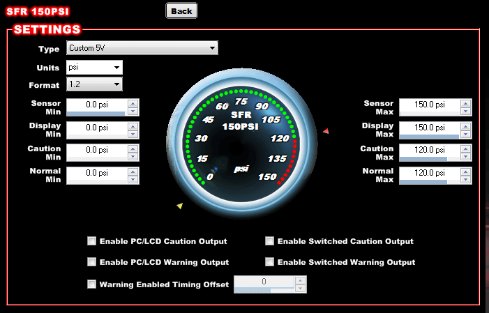 150 pressure sensor scaling