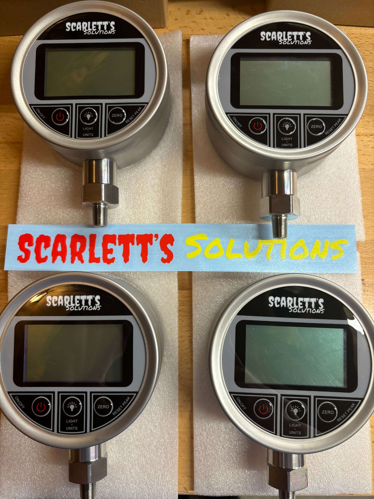 backlight nitrous pressure gauge