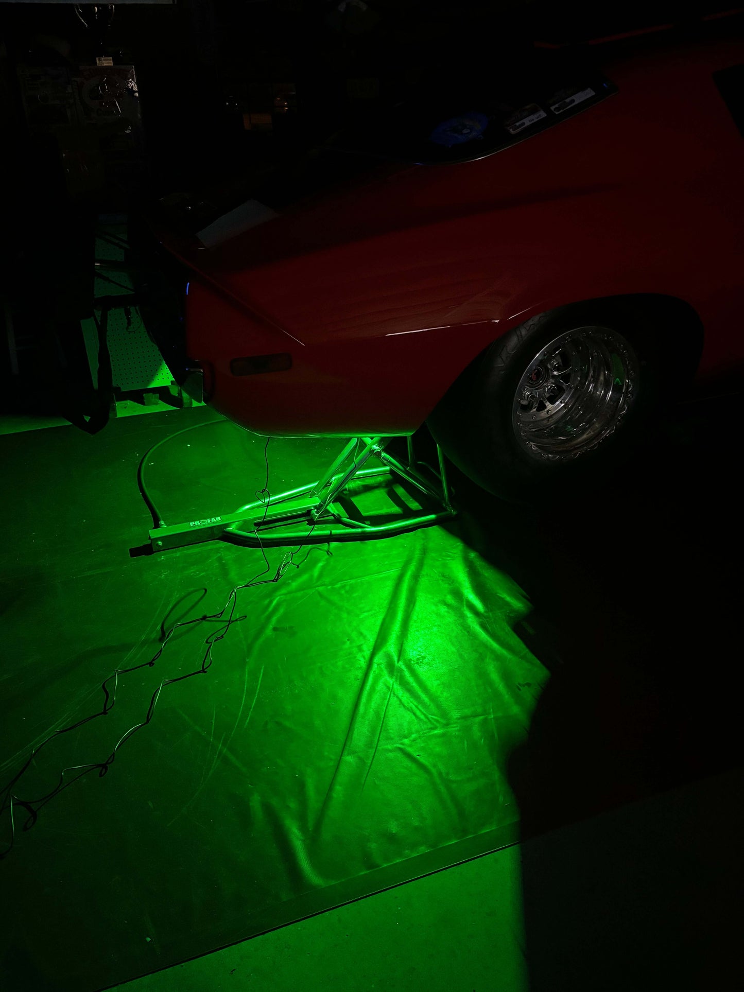 Green LED light