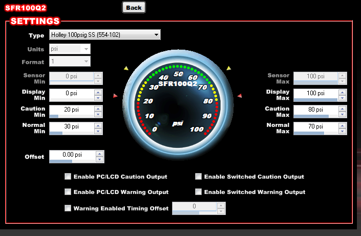 Extreme Duty 100 psi Pressure Sensor scaling