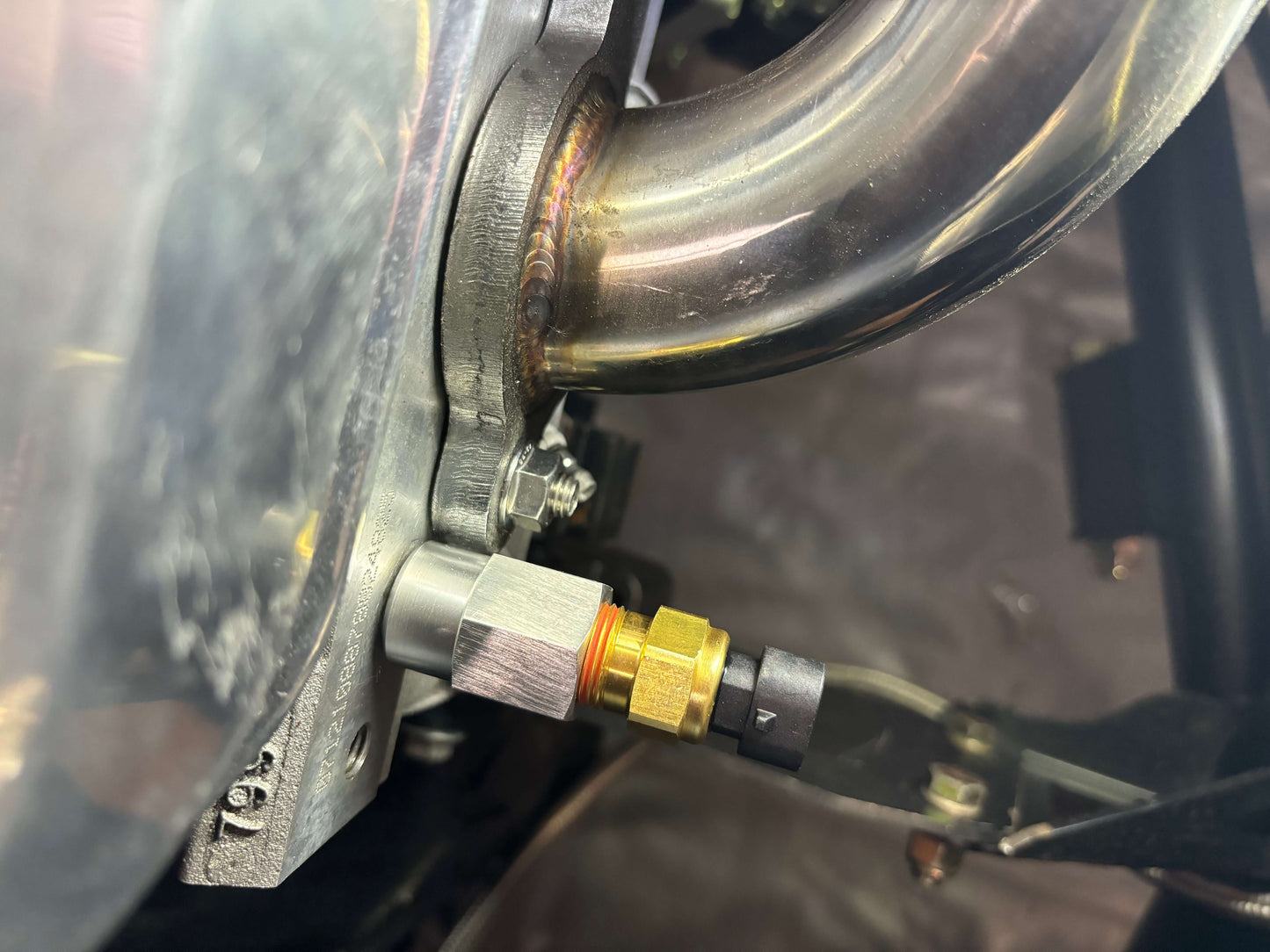 LS Coolant port temperature sensor adapter