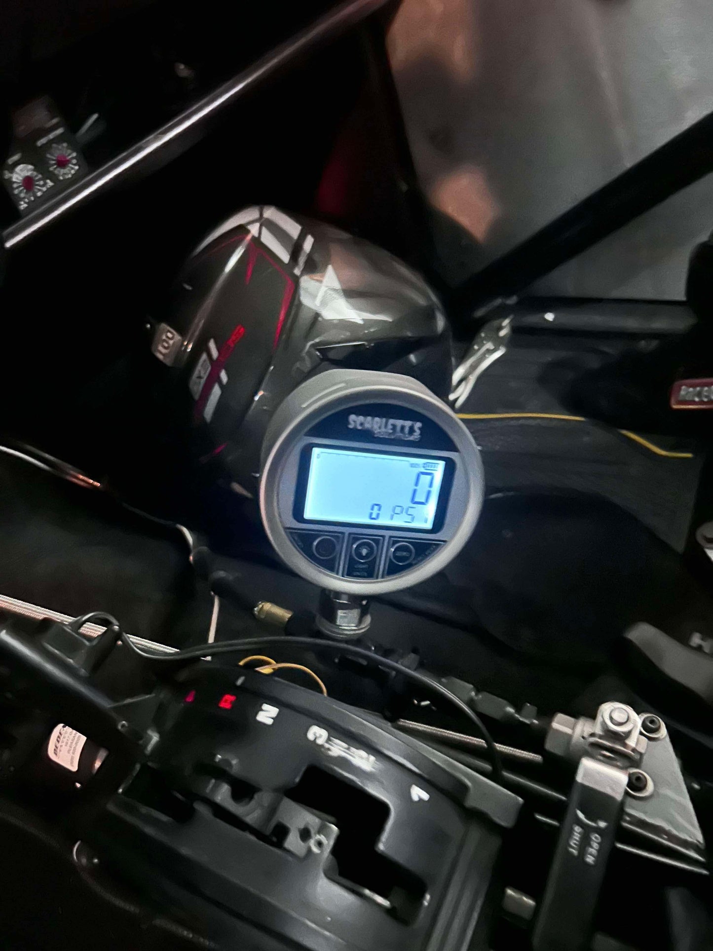 LED nitrous pressure gauge