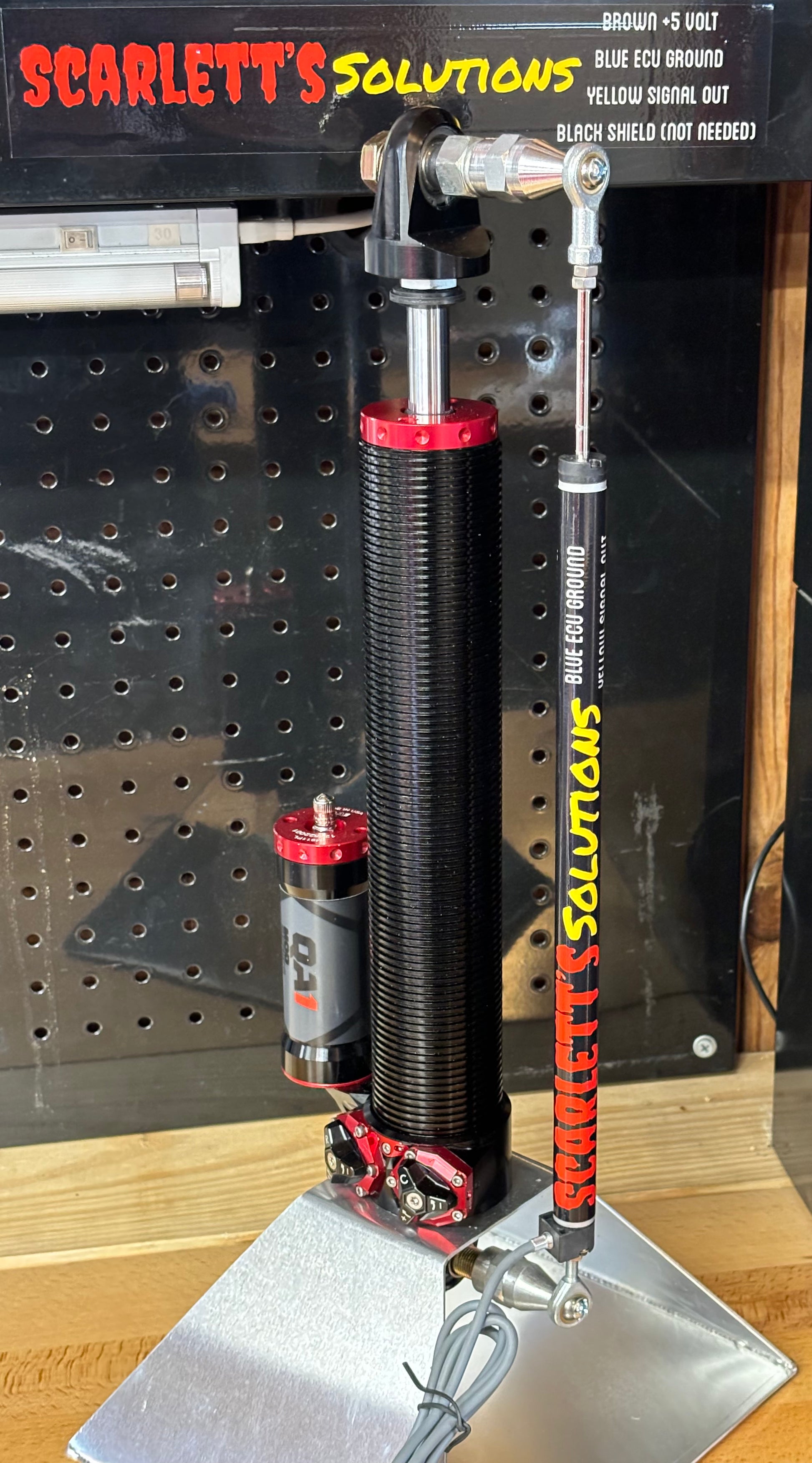 Shock sensor display