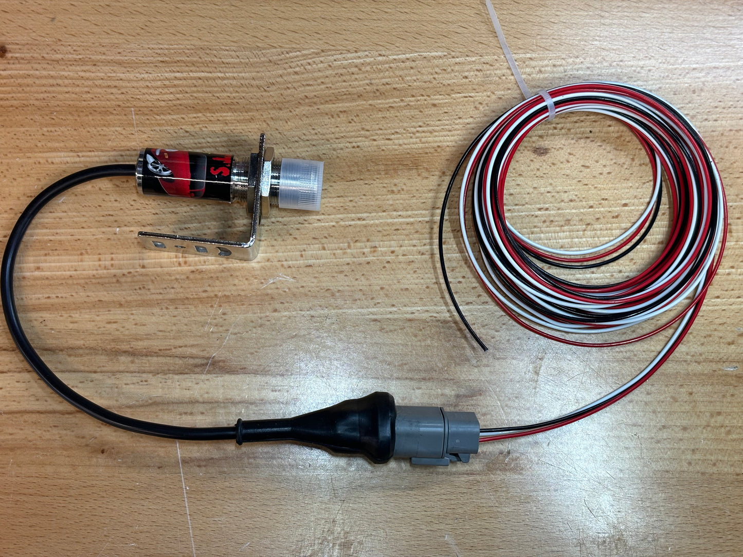 infrared track and tire temperature sensor