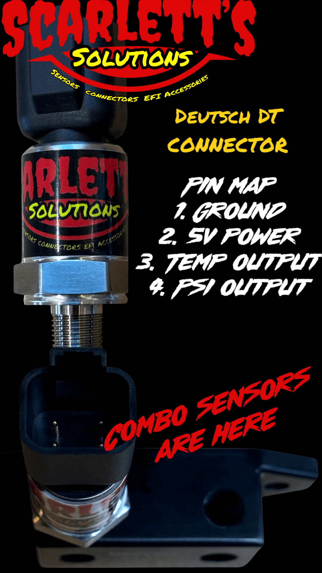 Deutsch connector sensor