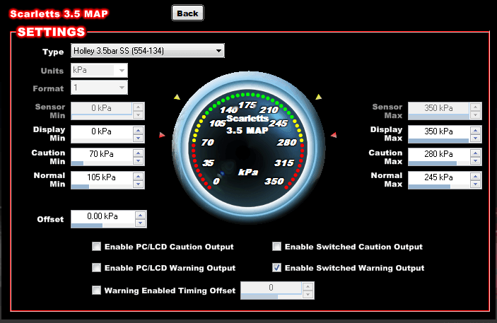 3.5 bar map sensor scaling