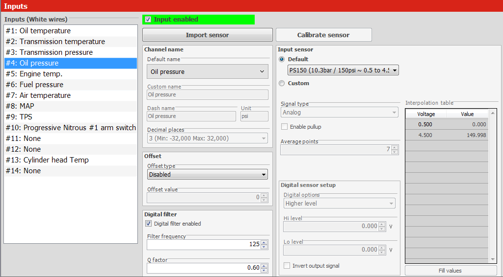150 PSI Pressure Transducer