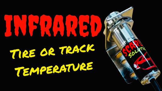 infrared track and tire temperature sensor