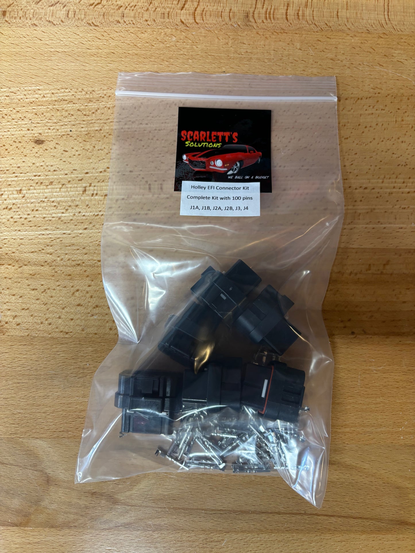 Connector kit for Holley ECU