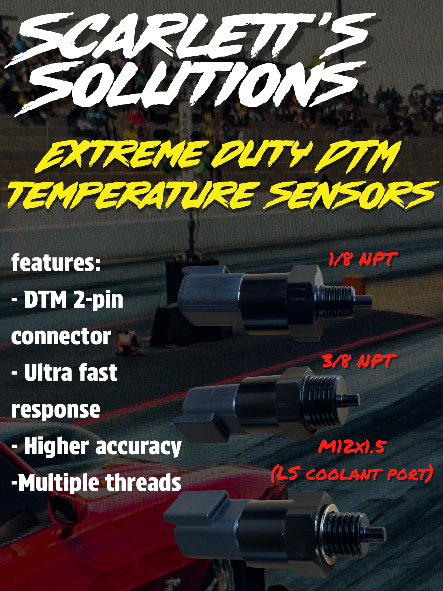Scarlett's Solutions Motorsports Sensors and Accessories