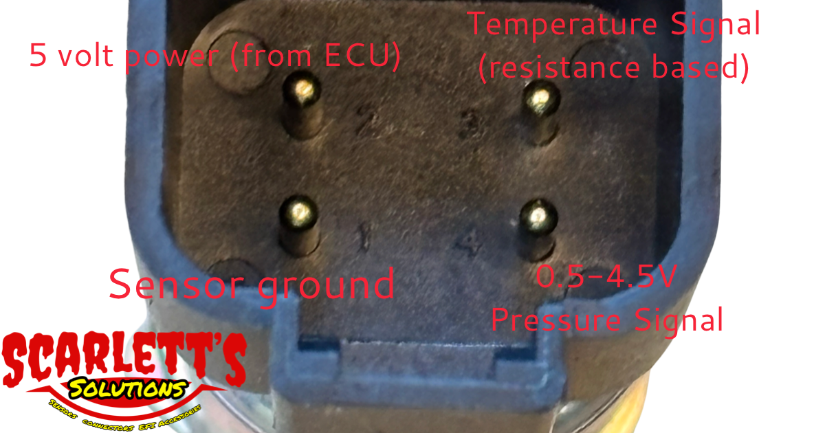 Deutsch Combo Temperature and Pressure Sensor - 100psi, 0-260 degrees