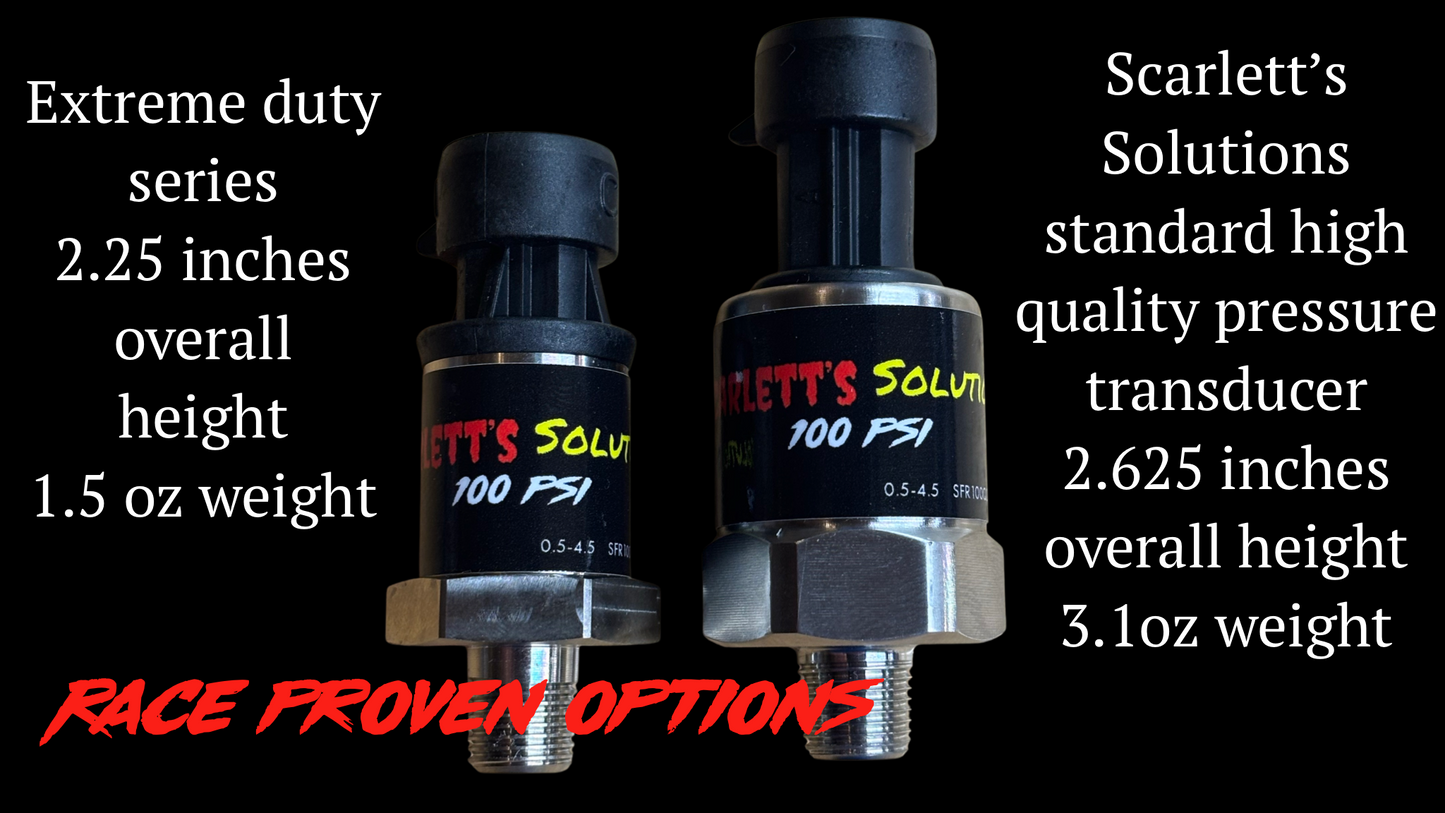 Extreme duty and standard sensor comparison 